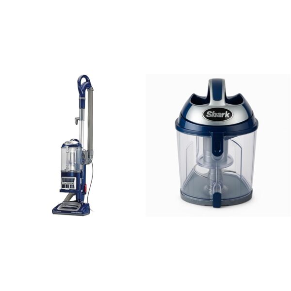 Shark Navigator Lift-Away Deluxe Upright Vacuum + Shark Dust Cup for Navigator Lift-Away Vacuums, Large Dust Cup Capacity, HEPA Filter, Swivel Steering, Upholstery Tool & Crevice Tool Included