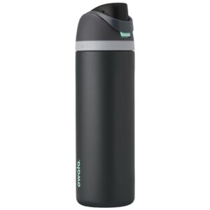 Owala FreeSip Insulated Stainless Steel Water Bottle with Straw for Sports, Travel, and School BPA-Free Sports Water Bottle, 24 oz, Foggy Tide