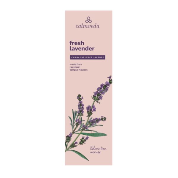 Fresh Lavender Incense for Calming - 80 Charcoal Free Incense Sticks, Made from Upcycled Flowers | Organic Incense Sticks Non Toxic | Use for Relaxation & Improves Sleep - Image 7