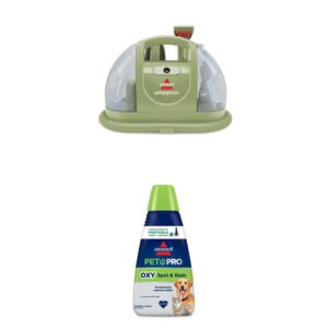 BUNDLE Little Green Portable Carpet Cleaner + PET PRO OXY Spot & Stain Formula, 32 oz.