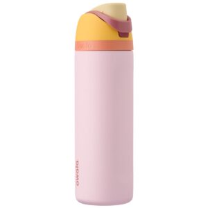 Owala FreeSip Insulated Stainless Steel Water Bottle with Straw for Sports and Travel, BPA-Free Sports Water Bottle, 24 oz, Candy Store