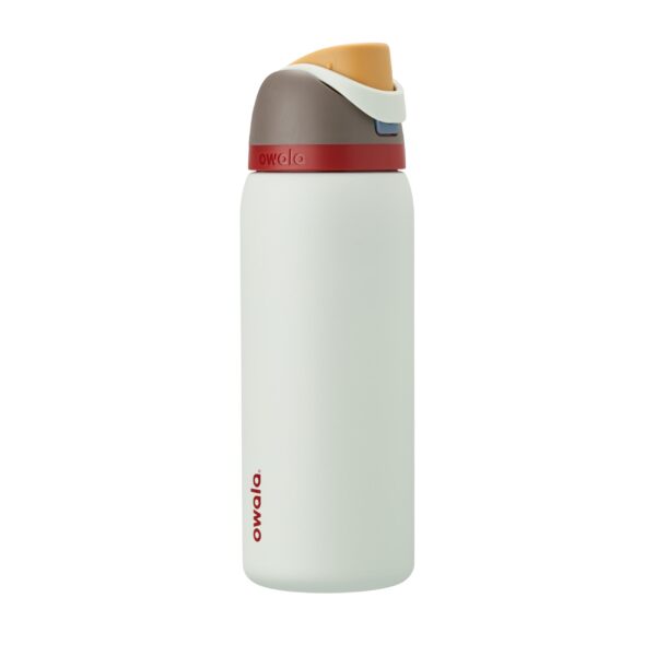 Owala FreeSip Insulated Stainless Steel Water Bottle with Straw for Sports, Travel, and School BPA-Free Sports Water Bottle, 32 oz, Boneyard
