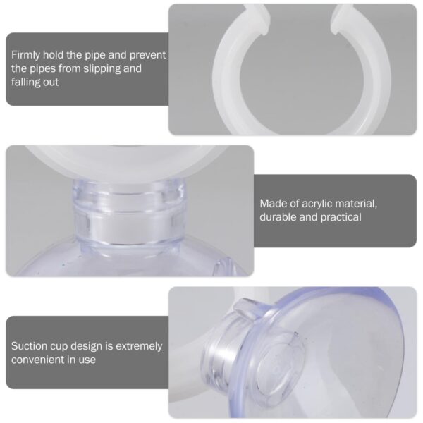 Uonlytech 6 Pack Candle Holder Clamps, Window Candle Suction Cups Clamp Suction Cups Candle Holder Clamps for Christmas New Year Valentines Day Celebration Candles(20mm) - Image 9