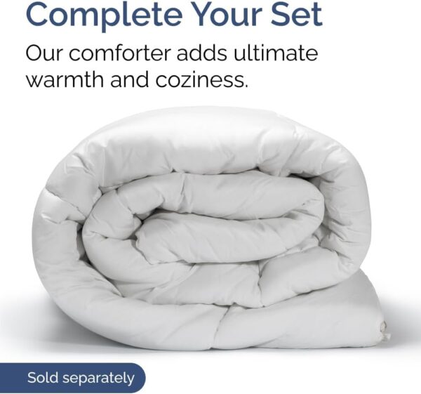 Queen Size 4 Piece Sheet Set - Comfy Breathable & Cooling Bed Sheets Set - Hotel Luxury Bedding for Women, Men, Kids, Teens, Boys & Girls - Deep Pockets, Ultra-Soft, Wrinkle Free - Oeko-Tex - Charcoal - Image 7