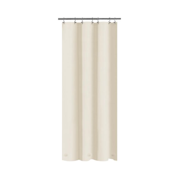 Barossa Design Beige Stall Shower Curtain Liner 36" W x 72" H - Waterproof PEVA Plastic Shower Liner for Small Bathroom Stall, Lightweight Bath Curtain with 3 Magnets & Metal Grommets - Beige - Image 7