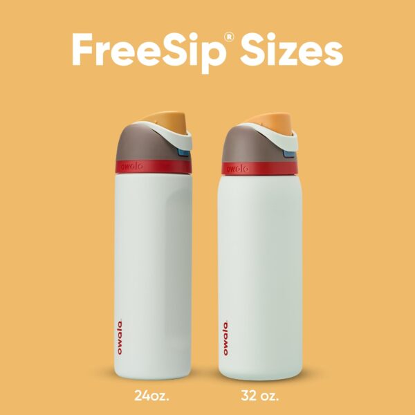 Owala FreeSip Insulated Stainless Steel Water Bottle with Straw for Sports, Travel, and School BPA-Free Sports Water Bottle, 32 oz, Boneyard - Image 5