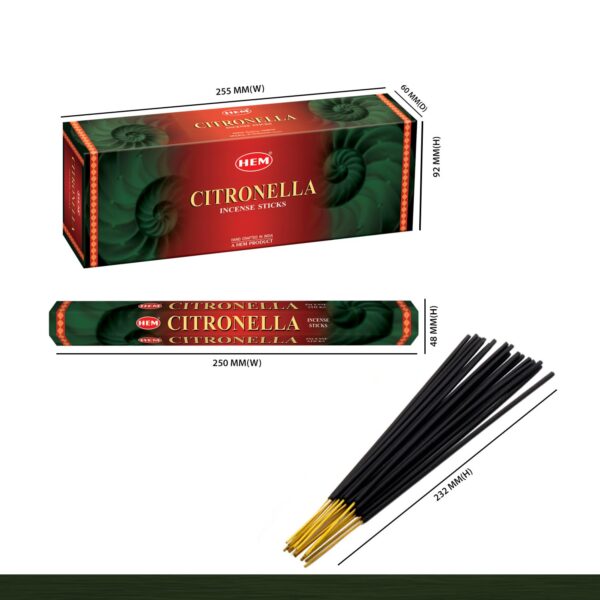 Hem Citronella Incense Sticks, 120 Count - Image 2