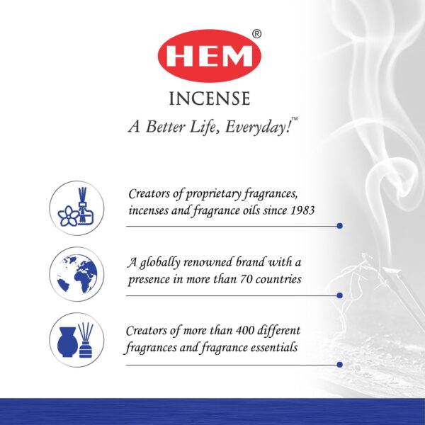 HEM Myrrh Incense Sticks - Pack of 6 - 120 count - 301g - Image 6
