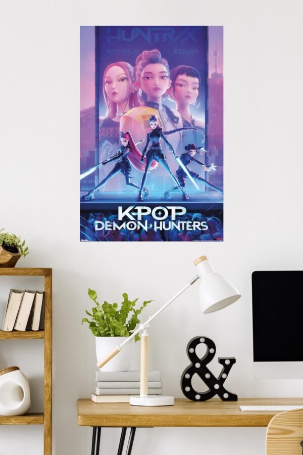 Trends International Netflix KPop Demon Hunters (2025) - One Sheet Wall Poster, 34L x 22.4W, Unframed Version - Image 2