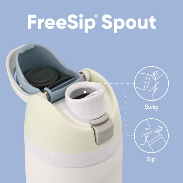 Owala FreeSip Insulated Stainless Steel Water Bottle with Straw for Sports, Travel, and School BPA-Free Sports Water Bottle, 24 oz, Iced Breeze - Image 4