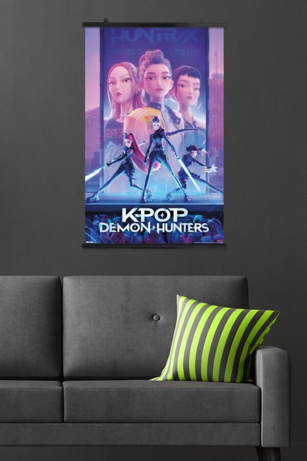 Trends International Netflix KPop Demon Hunters (2025) - One Sheet Wall Poster, 34L x 22.4W, Premium Poster & Clip Bundle - Image 5