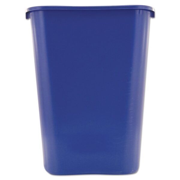 Rubbermaid Commercial Products Deskside Recycling Can, 10.25-Gallon/41-Quart, Blue Recycling Symbol, Plastic, for Bedroom/Bathroom/Office/Under Desk/Sink, Pack of 12 - Image 3