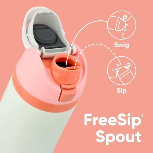 Owala FreeSip Insulated Stainless Steel Water Bottle with Straw for Sports and Travel, BPA-Free Sports Water Bottle, 40 oz, Candy Store - Image 2