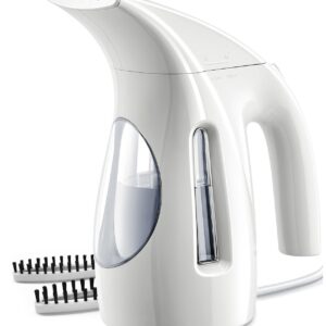 HiLIFE Steamer for Clothes, Portable Handheld Design, 240ml Big Capacity, 700W, Strong Penetrating Steam, Removes Wrinkle, for Home, Office and Travel(ONLY FOR 120V)(White)