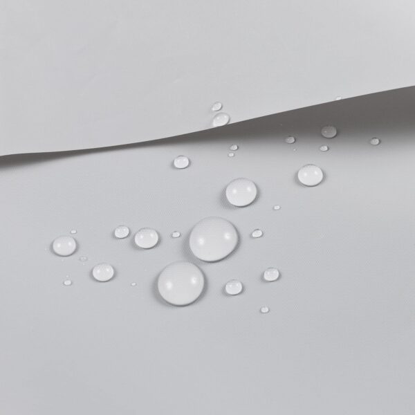 Barossa Design Silver Gray Stall Shower Curtain Liner with 3 Magnets - 36" x 72" Waterproof PEVA Plastic Narrow Shower Liner Lightweight for Small Bathroom, Metal Grommets - Gray Silver - Image 5