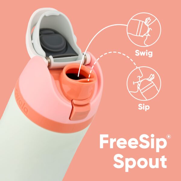 Owala FreeSip Insulated Stainless Steel Water Bottle with Straw, BPA-Free Sports Water Bottle, Great for Travel, 40 Oz, Denim - Image 2