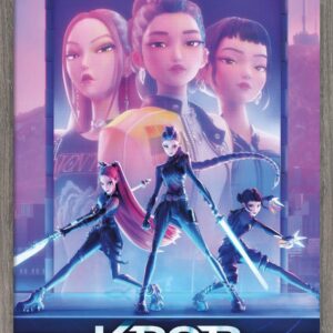 Trends International Netflix KPop Demon Hunters (2025) - One Sheet Wall Poster, 22.4L x 14.7W, Barnwood Framed Version
