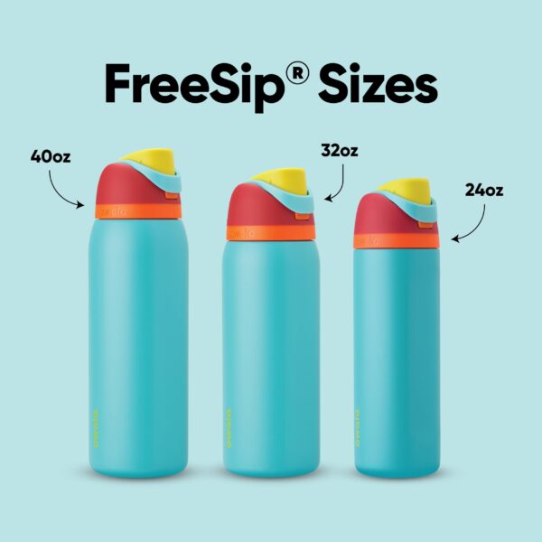 Owala FreeSip Insulated Stainless Steel Water Bottle with Straw, BPA-Free Sports Water Bottle, Great for Travel, 32 Oz, Summer Sweetness - Image 5