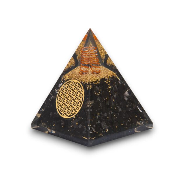Agate Mart Sunghite Orgonite Pyramids - Healing Crystals for Success - Elevate Meditation with Orgonite Energy, Includes Sunghite Pendant - Image 5