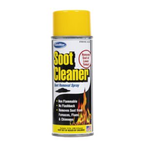 ComStar Soot Cleaner Spray, 16 oz Aerosol, Fast-Drying Non-Flammable Formula, Removes Soot from Furnaces, Flues & Heating Units, Safe on Metals & Alloys, Cuts Cleaning Time (35-620)