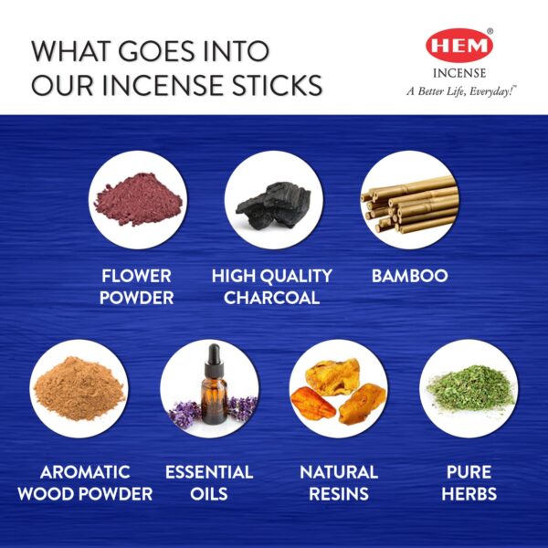 HEM Myrrh Incense Sticks - Pack of 6 - 120 count - 301g - Image 5