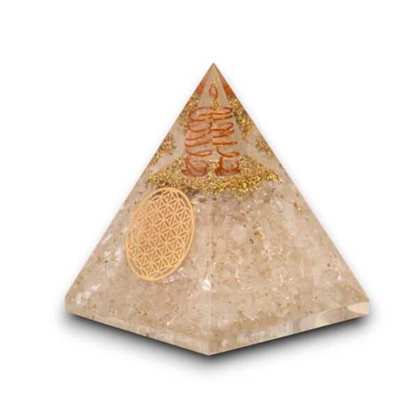 Agate Mart Orgonite Pyramids Crystals Pyramid for Positive Energy And Meditation Yoga Positive Energy Crystal That Promotes Wealth, Prosperity and attracts Success - Image 2