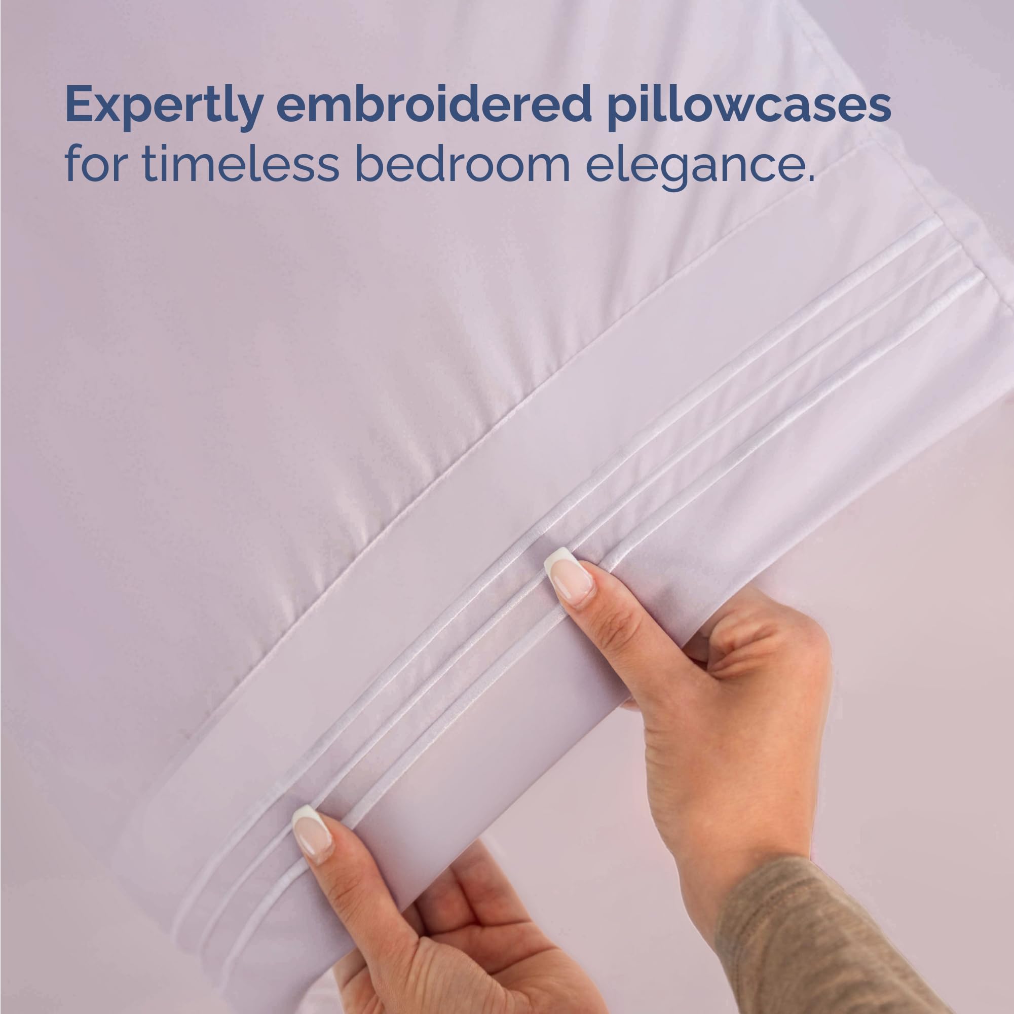 Twin Size 3 Piece Sheet Set - Comfy Breathable & Cooling Bed Sheets Set - Hotel Luxury Bedding for Women, Men, Kids, Teens, Boys & Girls - Deep Pockets, Soft, Wrinkle Free - Oeko-Tex - Light Lavender - Image 6