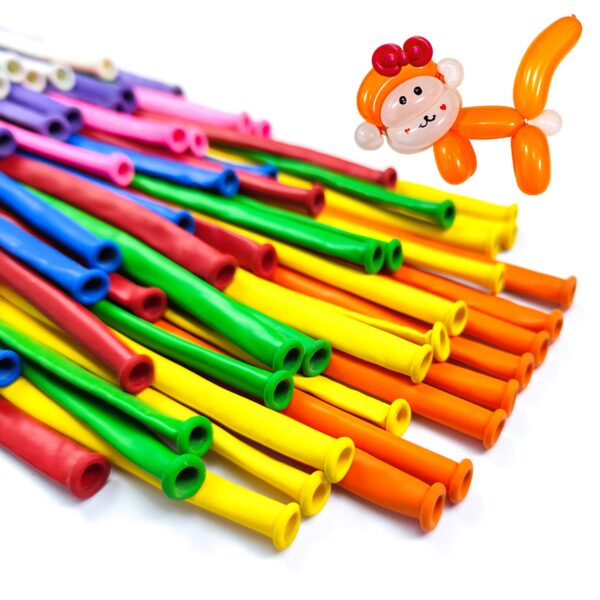 ZBYDNG Green 260 Long Thickening Balloons for Tying Balloon Arch, Twisting Latex Animals Magic Modeling Skinny Birthday Balloons for Kid‘s Party Wedding Decoartion 100pcs - Image 7