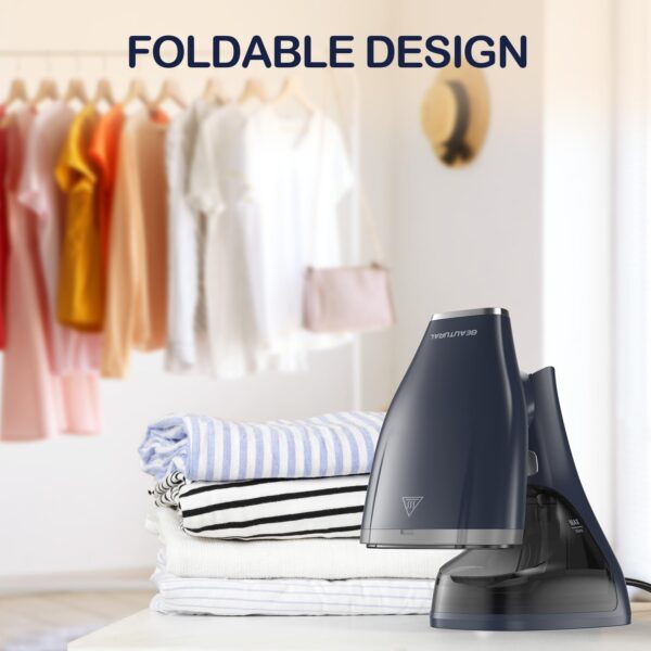 BEAUTURAL Handheld Garment Steamer for Clothes, Handheld steamer with Foldable Design, Easy to Remove Wrinkles, 1500W, 25-Second Fast Heat up, 2 Steam Level Setting with Continuous Steaming - Image 7
