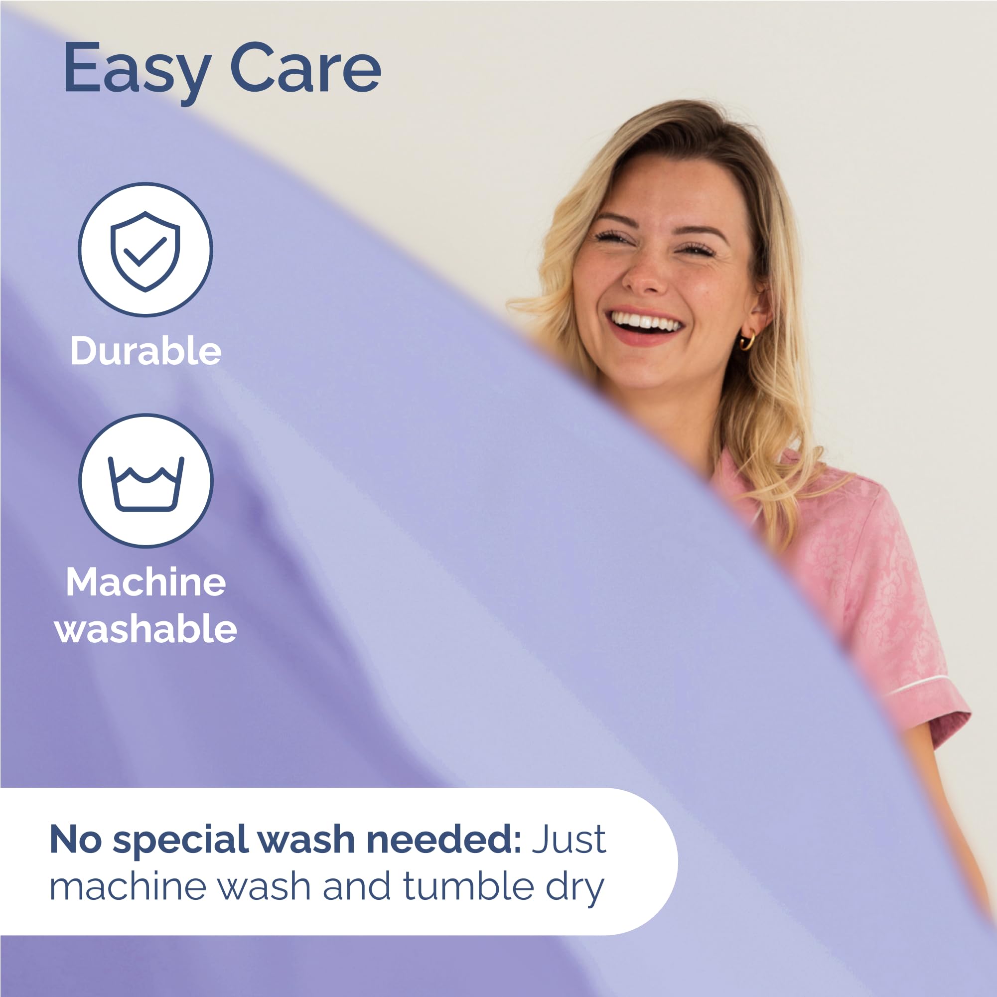 Twin XL Size 3 Piece Sheet Set - Comfy Breathable & Cooling Bed Sheets Set - Hotel Luxury Bedding for Women, Men, Kids, Teens, Boys & Girls - Deep Pockets, Soft and Wrinkle Free - Oeko-Tex - Lavender - Image 7