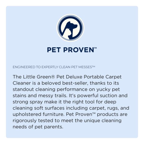 Bissell Little Green Pet Deluxe Portable Carpet Cleaner and Car/Auto Detailer, 3353, Gray/Blue - Image 2