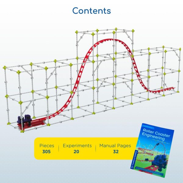 Thames & Kosmos Roller Coaster Engineering STEM Kit | Design, Build, Experiment w/ Working Roller Coaster Models | Explore Physics, Forces, Motion, Energy, Velocity & More | Solve Building Challenges - Image 4