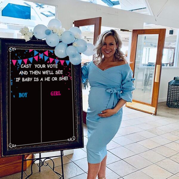 MISS FANTASY Gender Reveal Decorations - 54 Voting Gender Reveal Games Gender Reveal Ideas Boy or Girl Games Party Supplies for Gender Reveal Voting Use Gender Reveal Decor - Image 5