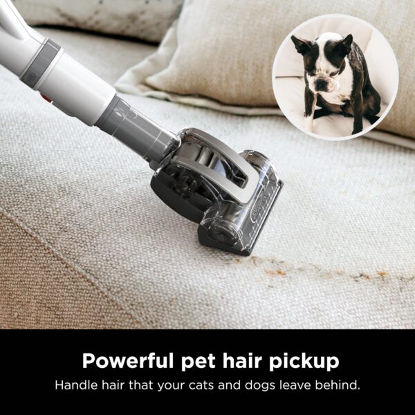 Shark | Upright Vacuum Cleaner | Navigator Lift-Away | Swivel Steering | HEPA Filter | Vacuum for Pet Hair | Crevice Tool & Dusting Brush Included | For Carpets & Hard Floors | White/Silver | NV356E - Image 6