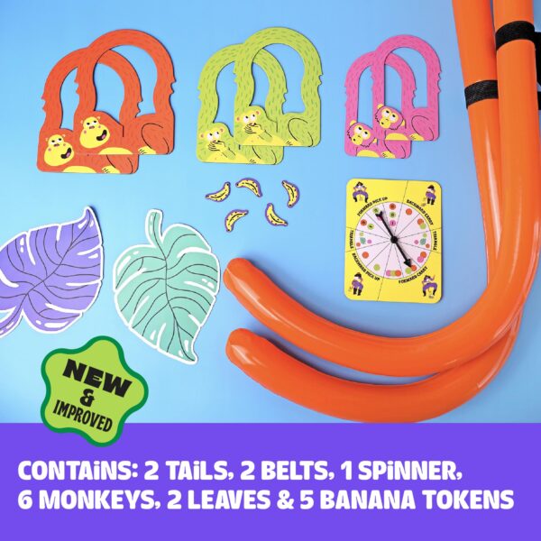 It's Bananas! The Monkey Tail Game - Funny, Fun Party & Family Board Game for Kids, Stocking Stuffer, Christmas, Thanksgiving, White Elephant, Girls Night, Birthday Gift, Gag, Novelty - Image 3