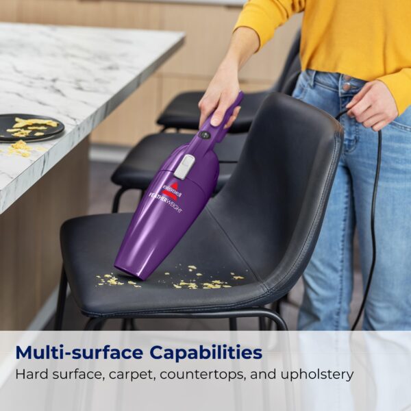 Bissell 20334 Featherweight Stick Vacuum Lightweight Bagless Vacuum, Purple - Image 4