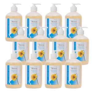 Provon Antimicrobial Lotion Soap with 0.3% PCMX, Pleasant Fragrance, 16 fl oz Counter Top Pump Bottle (Pack of 12) - 4303-12