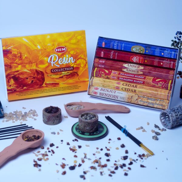 Hem Premium Incense Sticks, Resinous Series, 120 Sticks, Benzoin, Myrrh, Copal, Amber, Frankincense, Dragon Blood. - Image 5