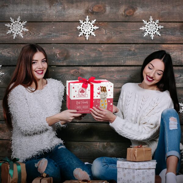 Gifts for Mom or Sister, Best Friend Birthday Gifts for Women - Candle Holder with Flickering LED Candle - Female Mothers Day Friendship Bday, Bestie, BFF Christmas Unique Present for Woman - Image 6