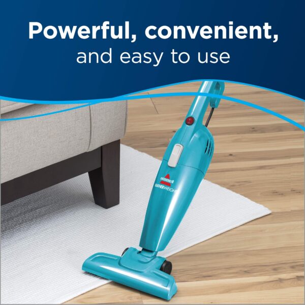 Bissell Featherweight Stick Lightweight Bagless Vacuum with Crevice Tool, 2033, One Size Fits All, Blue - Image 3