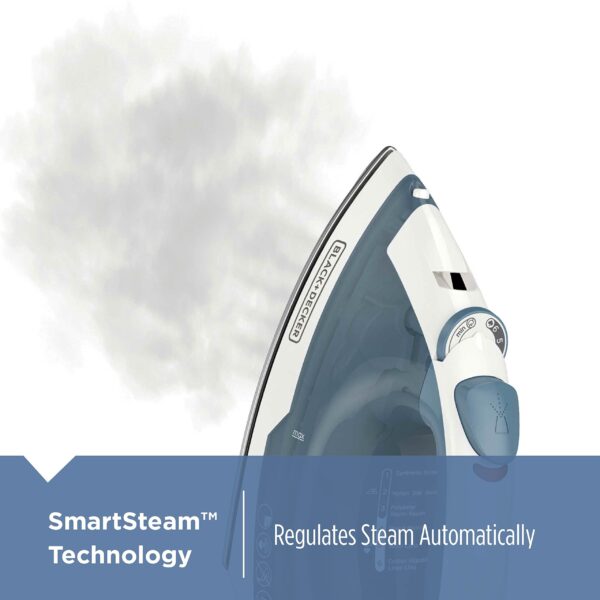BLACK+DECKER Easy Steam IR40V Compact Iron & IR1350S Professional Steam Iron Bundle - Image 3