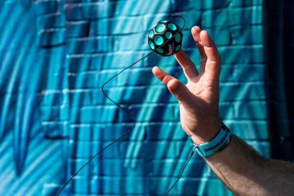 Waboba Bounceback Returning Black and Blue Moon Ball Hyper Bouncy Balls, Extreme Bounce and Fun, Super High Bouncing Ball for Active Play and Outdoor Games - Image 3