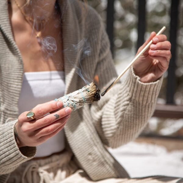 Handcrafted 4 Inch White Sage Sticks - Fresh, Natural California Sage Smudge Sticks with Instructions & Blessings - Wand Sage for Cleansing House Negative Energy & Other Smudging Rituals - Image 5