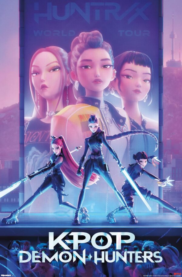 Trends International Netflix KPop Demon Hunters (2025) - One Sheet Wall Poster, 34L x 22.4W, Unframed Version