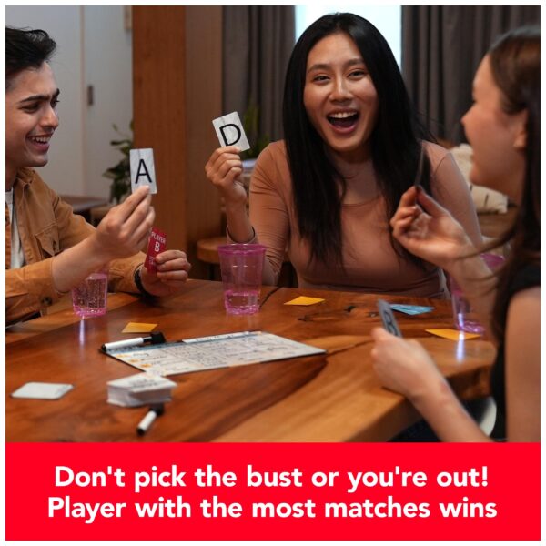Spin Master Games, Draft’d, Competitive Drafting Party Game with Hilarious Prompts for College Nights, Football Watch Parties, Happy Hour Activity, for Teens & Adults, 3-5 Players, for Ages 14 & Up - Image 6