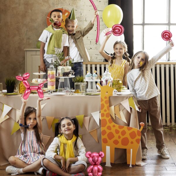ZBYDNG Metallic Red Long Balloons Premium 260 Twisting Animals Magic Balloons for Birthday Kids Wedding Party Supply 100pcs - Image 7