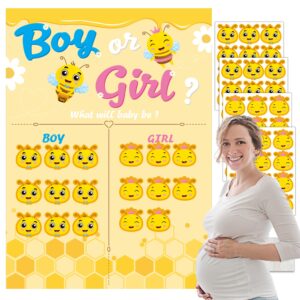 MISS FANTASY What Will It Bee Gender Reveal Decorations - Voting Gender Reveal Games Ideas Gender Reveal Decorations, Baby Gender Reveal Decorations Boy or Girl Gender Reveal Party Decor Supplies