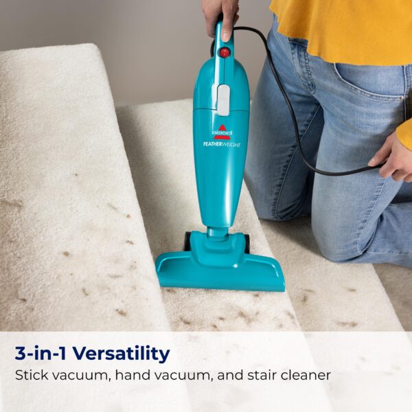 Bissell Featherweight Stick Lightweight Bagless Vacuum with Crevice Tool, 2033, One Size Fits All, Blue - Image 5