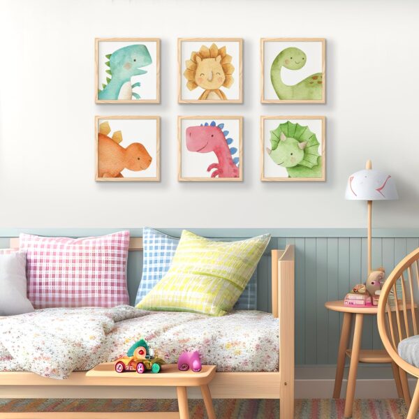 upsimples 12x12 Picture Frame, Display Pictures 8x8 with Mat or 12 x 12 Without, Wall Hanging Square Frames, Natural, 1 Pack - Image 2