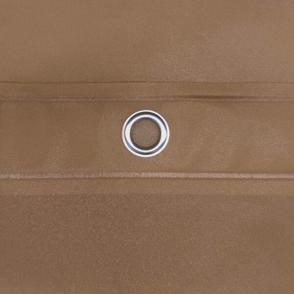Barossa Design Brown Shower Curtain Liner - Premium PEVA, BPA & PVC Free, No Chemical Smell, Lightweight Standard Size Shower Curtain with 3 Magnets, Metal Grommets - Brown - Image 5